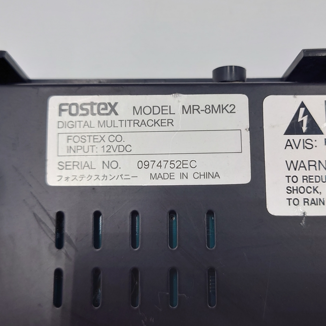 ２A638IO【通電OK】FOSTEX デジタル マルチトラッカー MR-8MK2 フォステクス_画像10