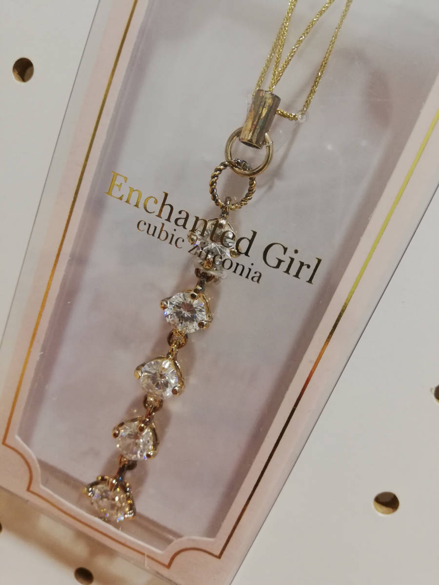 [ unopened ] Cubic Zirconia 5 ream clear accessory key holder new goods *