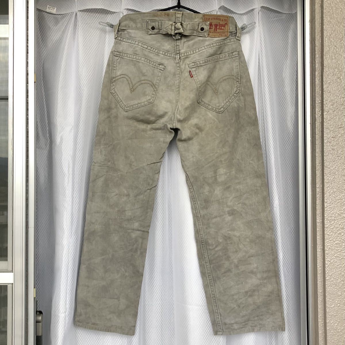 廃盤★Levi's 902-10 TYPE 1 JEANS 31★シンチバック 尾錠 デニム パンツ ジーパン ルーズフィット ジーンズ ボトムス グレー系/リーバイス_画像8