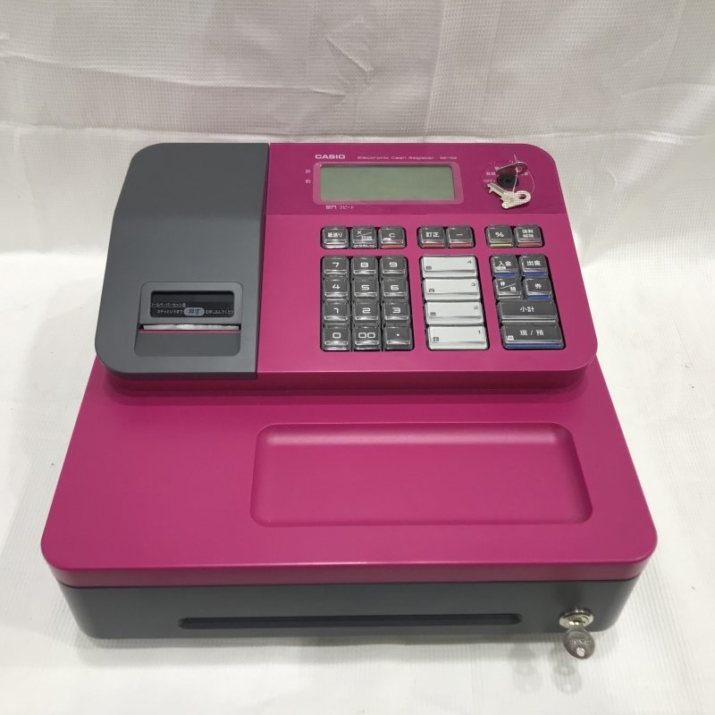 通電確認済 CASIO カシオ SE−G2 ピンク オフィス 電子