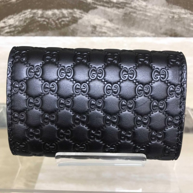 GUCCI グッチ マイクロシマ 6連レザーキーケース 150402