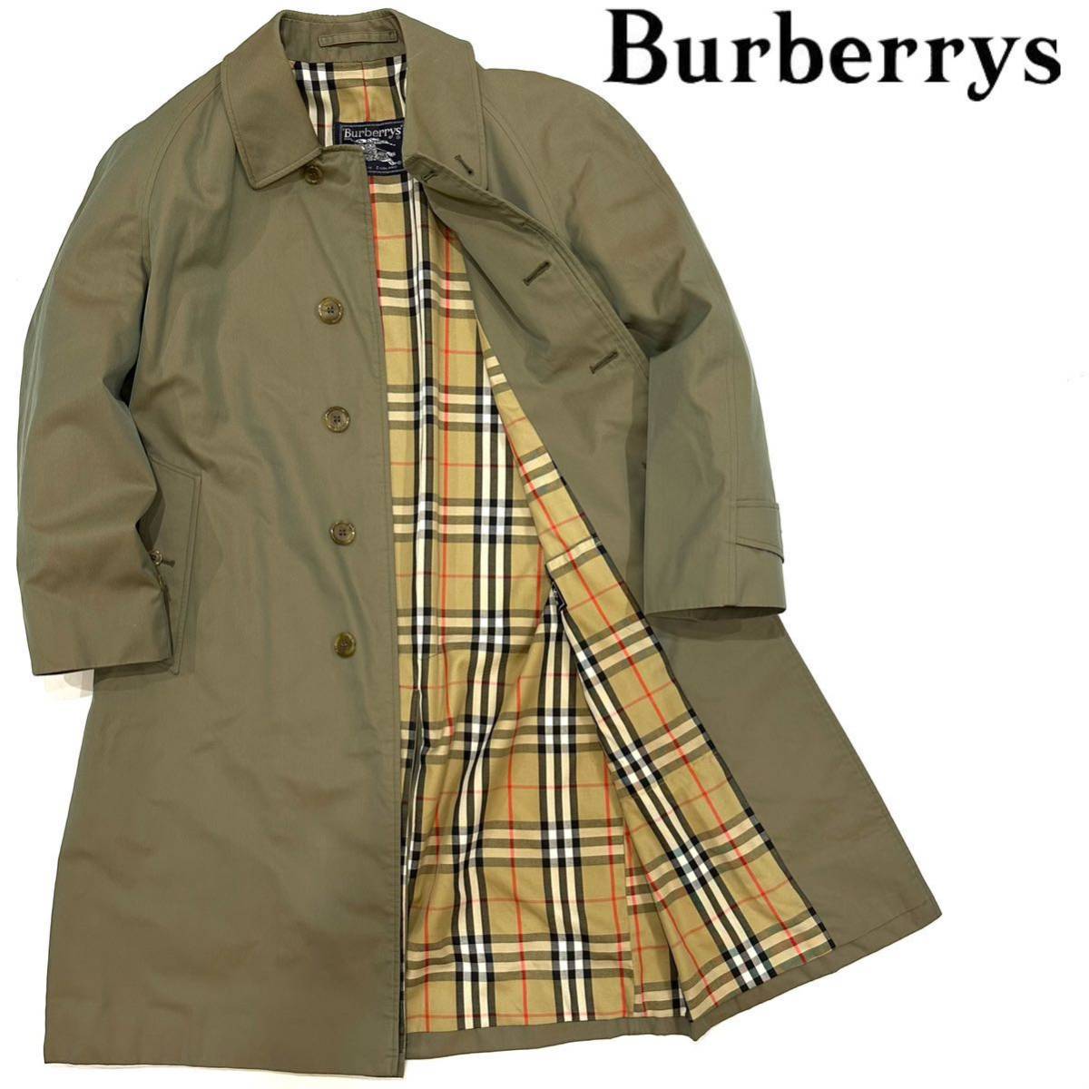 良品!!英国製!vintage Burberrys バーバリー コットン100% ステン