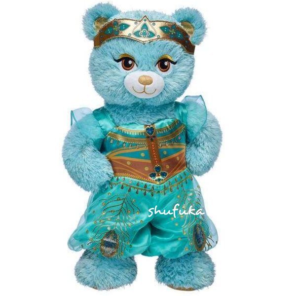  build a Bear * Aladdin jasmine costume hair band soft toy Princess Shellie May teddy bear bear costume play clothes fancy dress 