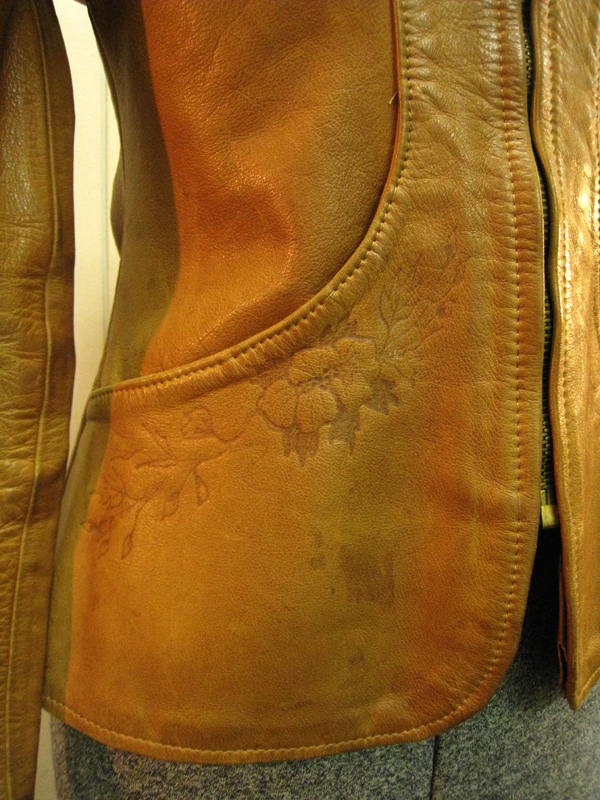 70s NATURAL COMFORT Leather Jacket ナチュラルコンフォート Vintage レザー ジャケット ビンテージ ヴィンテージ レディース_画像2