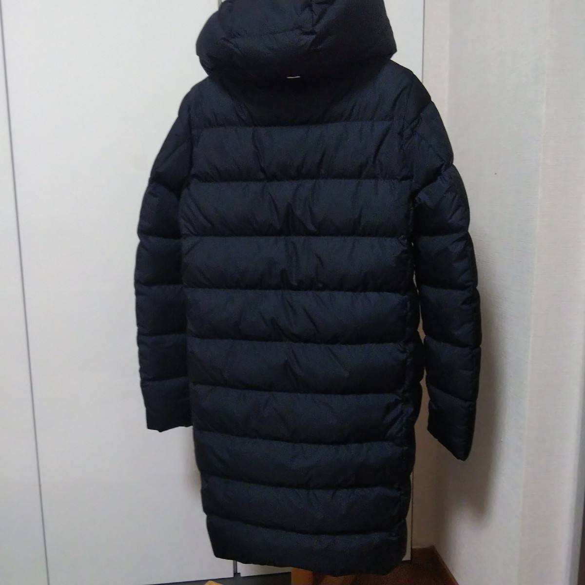 美品 HERNO ヘルノ レディース ニット襟 フード付き ダウン 美品 HERNO ヘルノ レディース ニット襟 フード付き ダウン