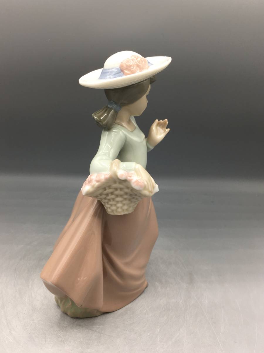 リヤドロ LLADRO 陶器人形 女の子 少女 フィギュリン スペイン 陶器 置物 リアドロ ナオ オブジェ_画像6