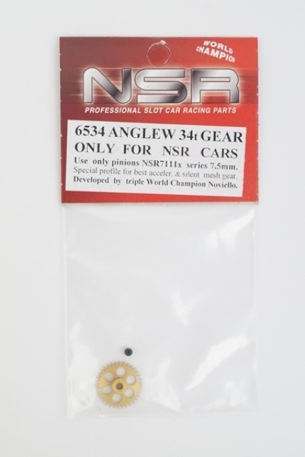  новый товар NSR 1/32 ANGLEW 34t Gear only for NSR CARS угол Winder механизм 6534 слот машина 