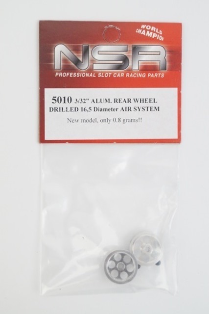  новый товар NSR 1/32 ALUM. REAR WHEELS DRILLED 16.5 Diameter AIR SYSTEM легкосплавные колесные диски 5010 слот машина 