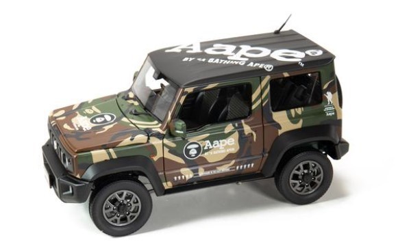 新品 POP RACE × BM CREATIONS 1/18 スズキ ジムニー シエラ JB74 Aape 2018 右ハンドル 18B0010