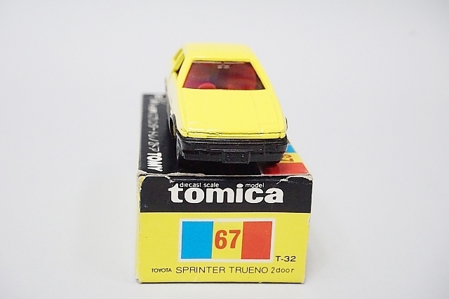 TOMICA トミカ 1/61 トヨタ スプリンター トレノ 2ドア イエロー 日本