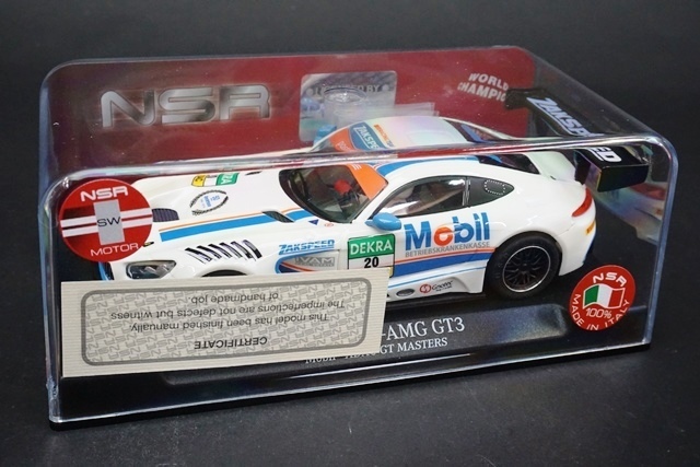 新品 NSR 1/32 Mercedes メルセデス AMG GT3 MOBIL モービル ADAC GT MASTERS マスターズ 2018 #20 スロットカー 0189SW_画像4