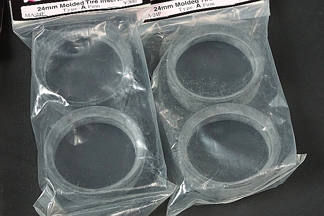 新品特価 ソレックス 24mm Molded Tire Inserts Type-A Firm モールドインナー 4点セット ラジコン MA-24F_画像3