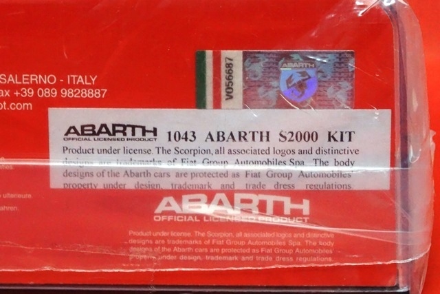 新品 NSR 1/32 Abarth アバルト S2000 KIT ボディキット 1043IL スロットカー_画像3