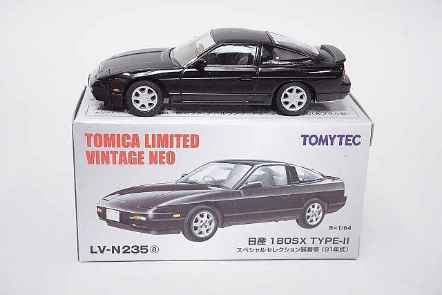 TOMICA トミカリミテッドヴィンテージネオ TLV 1/64 日産 180SX TYPE-II スペシャルセレクション装着車 91年式 黒 LV- N235a(トミカリミテッド)|売買されたオークション情報、yahooの商品情報をアーカイブ公開 - オークファン(aucfan.com) TOMICA トミカリミテッドヴィンテージネオ TLV 1/64 日産 180SX TYPE-II スペシャルセレクション装着車 91年式 黒 LV- N235a(トミカリミテッド)|売買されたオークション情報、yahooの商品情報をアーカイブ公開 - オークファン(aucfan.com)