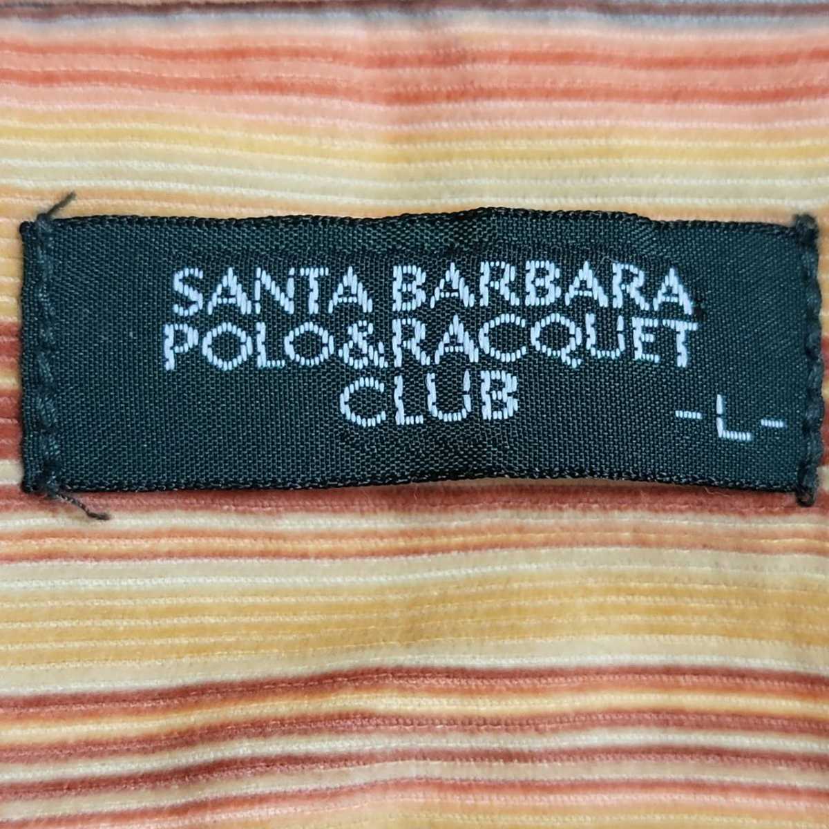 SANTA BARBARA POLO&RACQET CLUB サンタバーバラ ポロアンドラケットクラブ 長袖 コーデュロイストライプシャツ ボタンダウンシャツ_画像7
