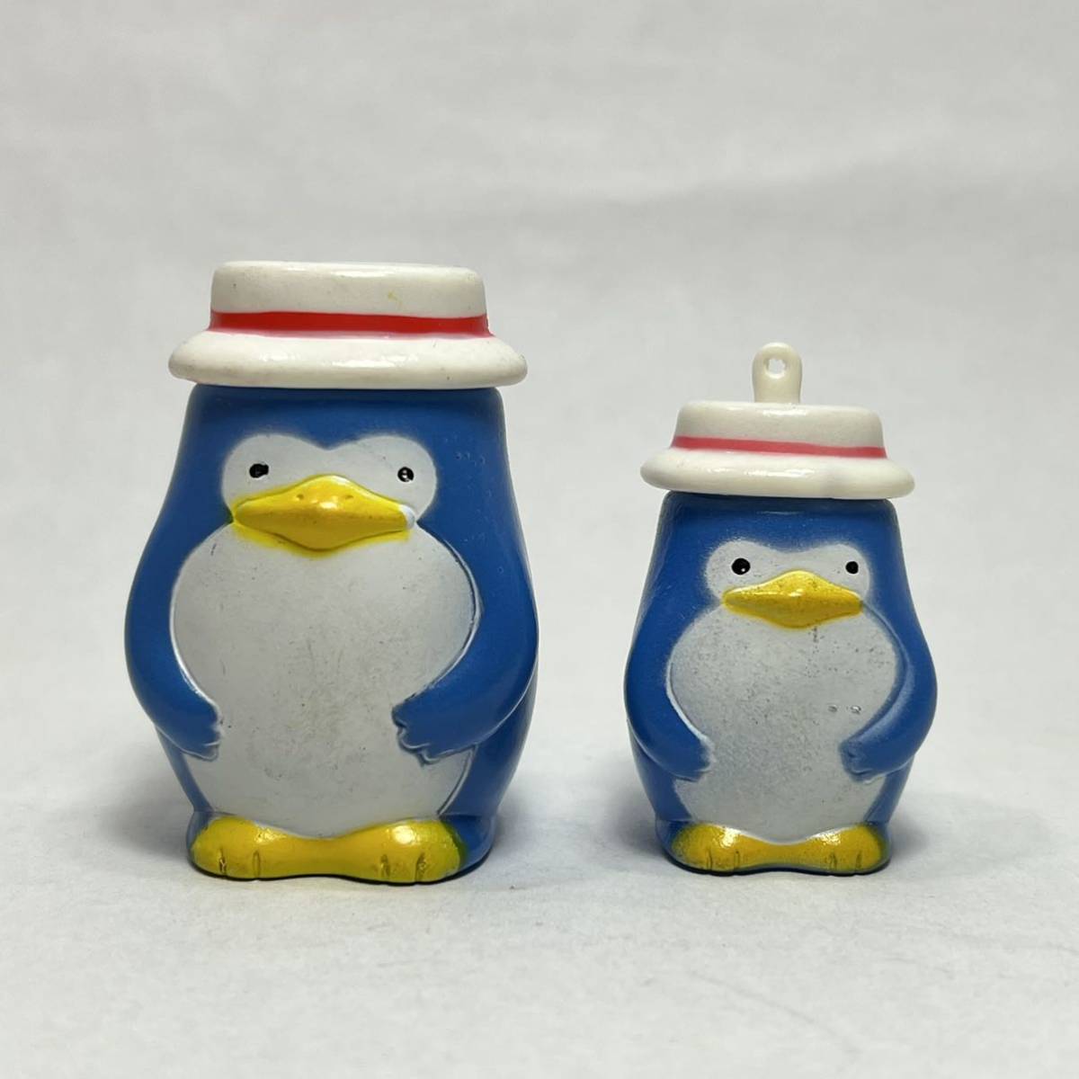 中古 詳細不明 ペンギン ソフビ 2種 検索 昭和 レトロ 駄玩具 パチ 無版権_画像1