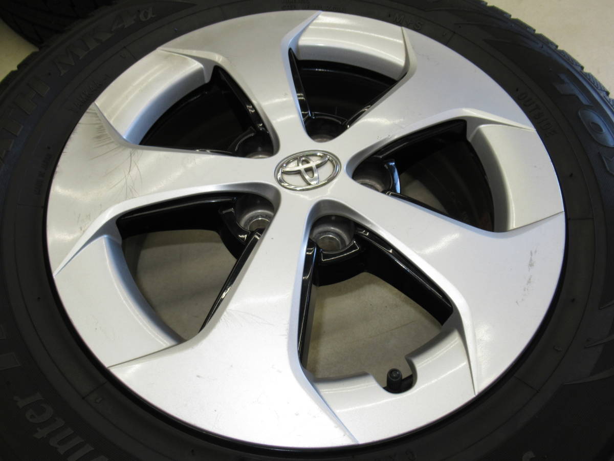 トヨタ ZVW30プリウス後期純正 6J-15 off+45 pcd100/5H 195/65R15
