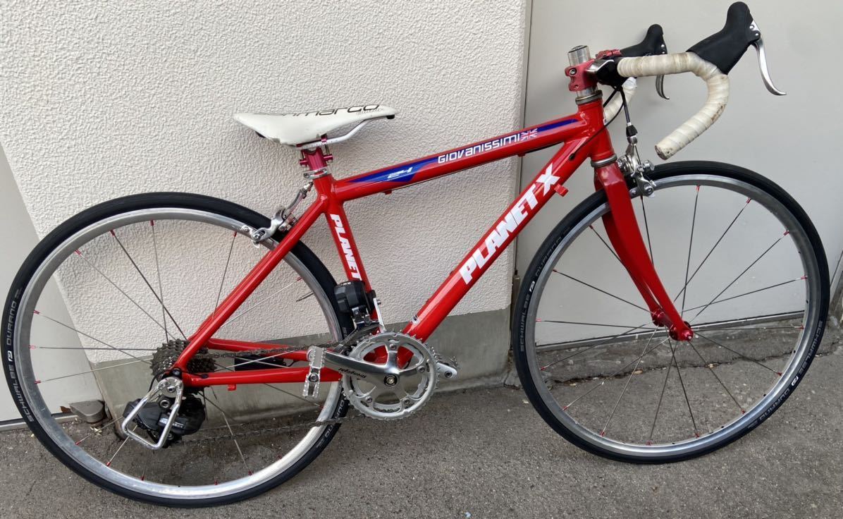 24インチ ジュニア ロードバイク DI2 軽量 planet X プレステスイッチ