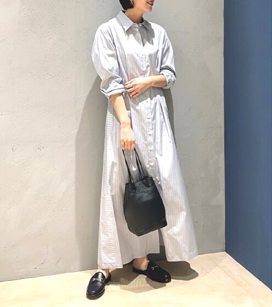 新品 カレンソロジー × Thomas Mason ストライプシャツ 新品 カレンソロジー × Thomas Mason ストライプシャツ