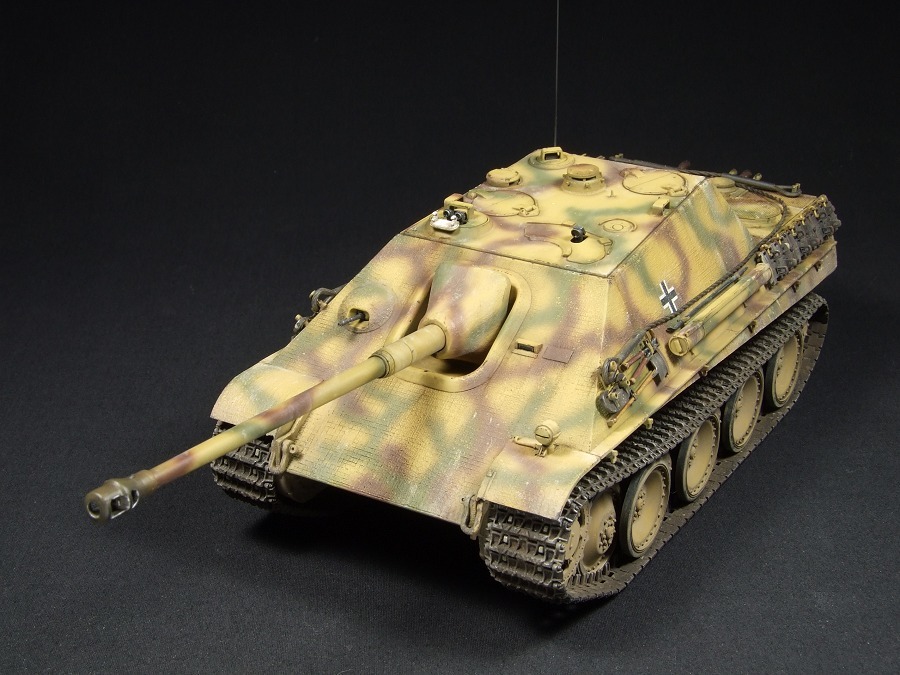 ★☆ヤークトパンターG1 初期生産車/第654重駆逐戦車大隊/フランス1944 1/35 ドラゴン 完成品_画像6