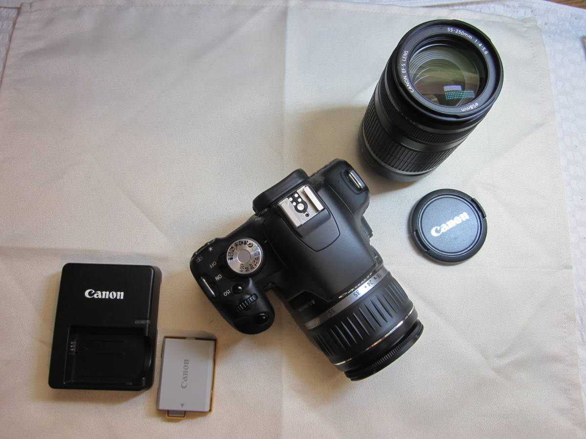 Canon キャノン eos Kiss X3 デジタル一眼レフカメラ EF-S 18-55mm F3
