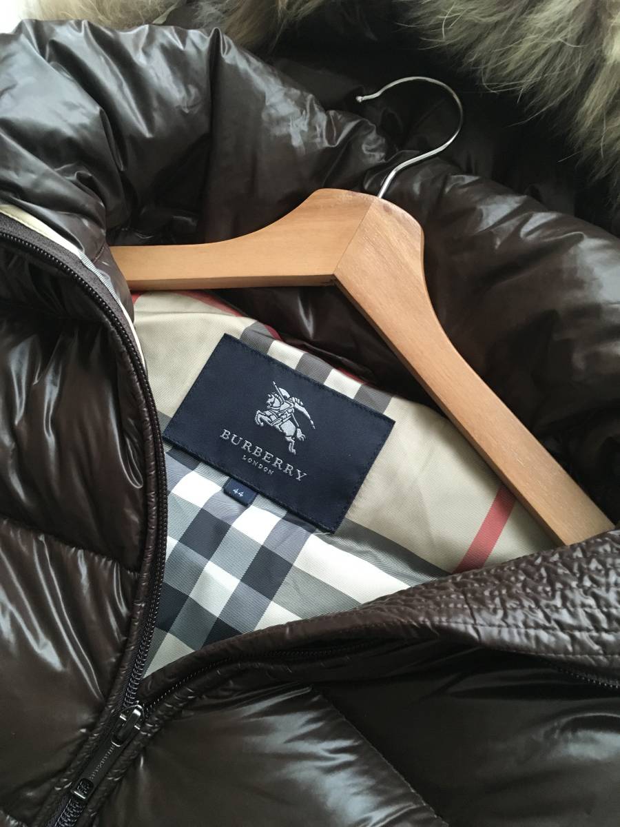 美品 BURBERRY LONDON バーバリーロンドン 高級 ダウン コート44