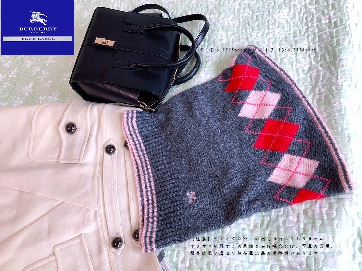 バーバリーブルーレーベル ビスチェ/38/M カシミヤ Burberry Blue