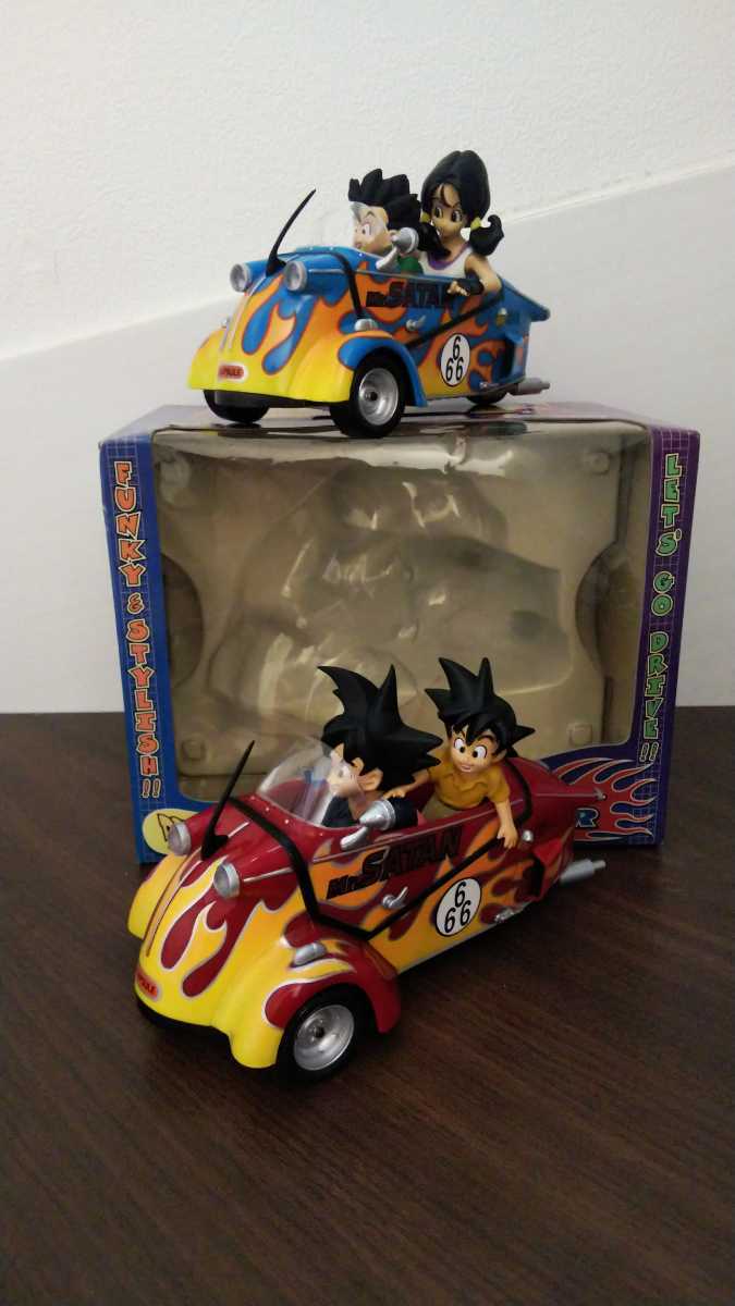 ドラゴンボールZ フィギュア&カー 悟空&悟天 悟飯&ビーデル 2個セット