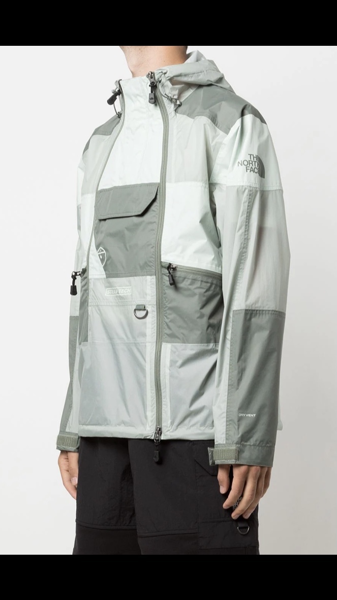 新品 海外限定 THE NORTH FACE STEEP TECH LIGHT RAIN JACKET US M TNF supreme gray マウンテンパーカー ジャケット 国内未発売 jkt_画像5