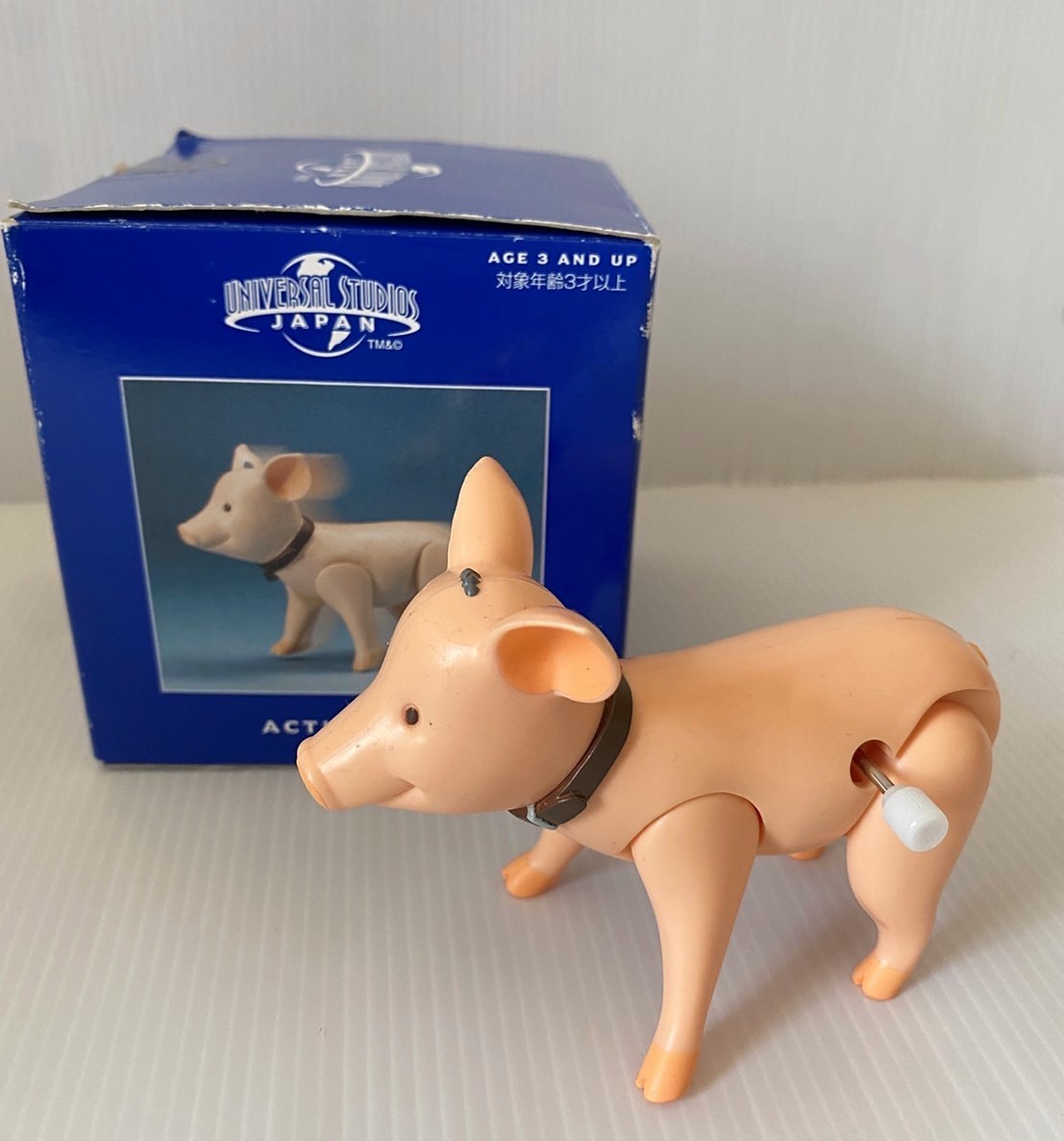  rare retro Vintage USJ Bay b.... toy figure pig pig universal Studio Japan zen my 
