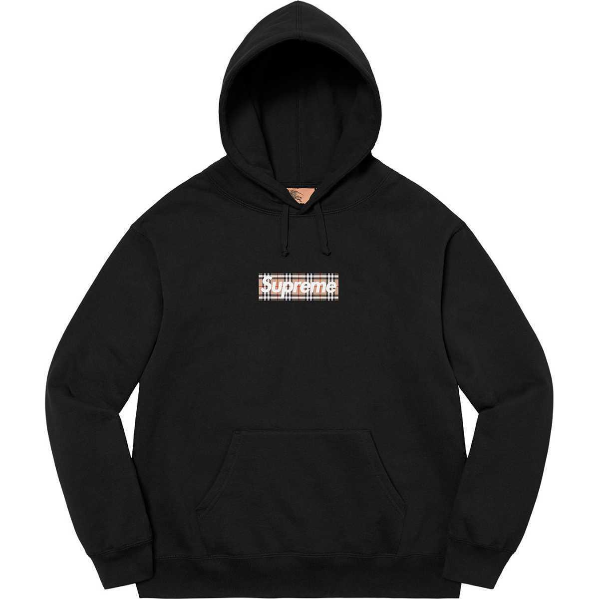 好評最安値 新品未使用 supreme Burberry Hooded Sweatshirt eRcLb