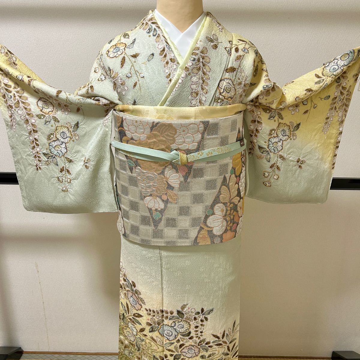 逸品♡辻が花】金通し♡所々絞りの豪華で華やか!訪問着 - www