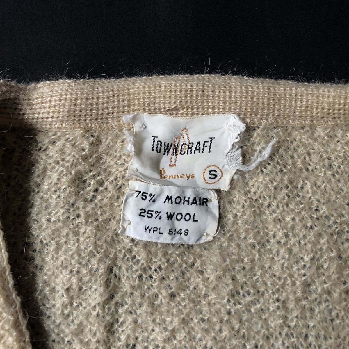 60s TOWNCRAFT Pennys Mohair Knit Cardigan 60年代 タウンクラフト