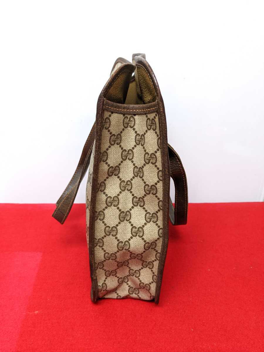 美品 極希少 Gucci GG柄トートバッグ ハンドバッグ オールドグッチ 廃盤