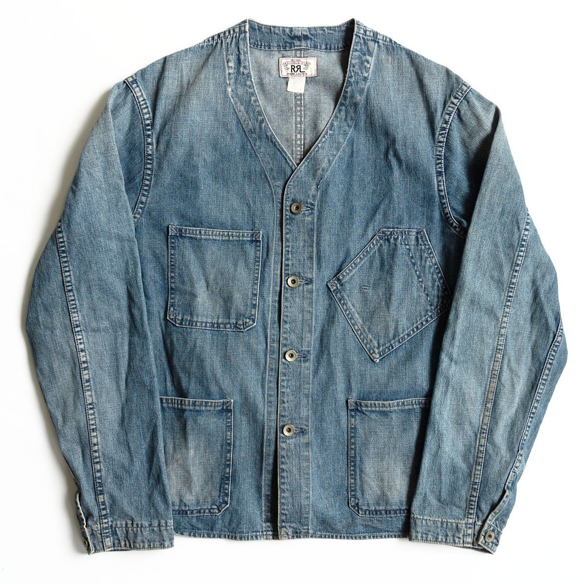Yahoo!オークション - 【希少】 RRL 【ENGINEER JACKET】L ノー Yahoo!オークション - 【希少】 RRL 【ENGINEER JACKET】L ノー
