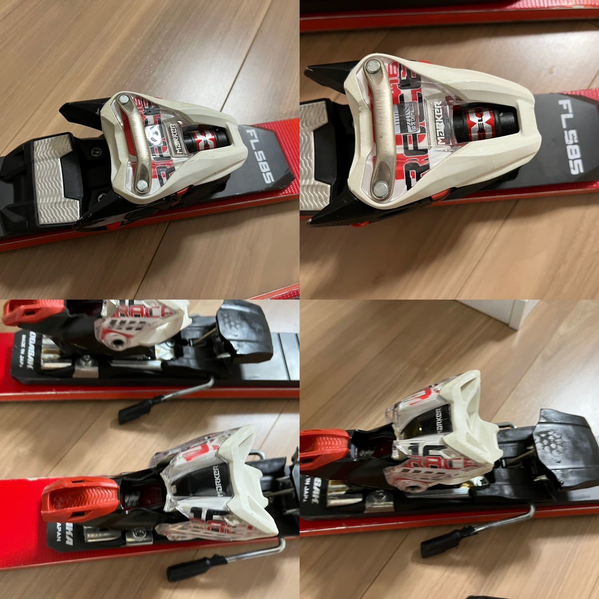 ★送料無料・日本製・最高峰★お洒落 オガサカ スキー板 TC-SS 165cm SAJ 技術選 マーカーエクセル16