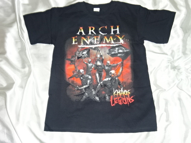 送料185円・H401■ アーチ・エネミー Arch Enemy Tシャツ　Mサイズ　*バックプリントなし_画像1