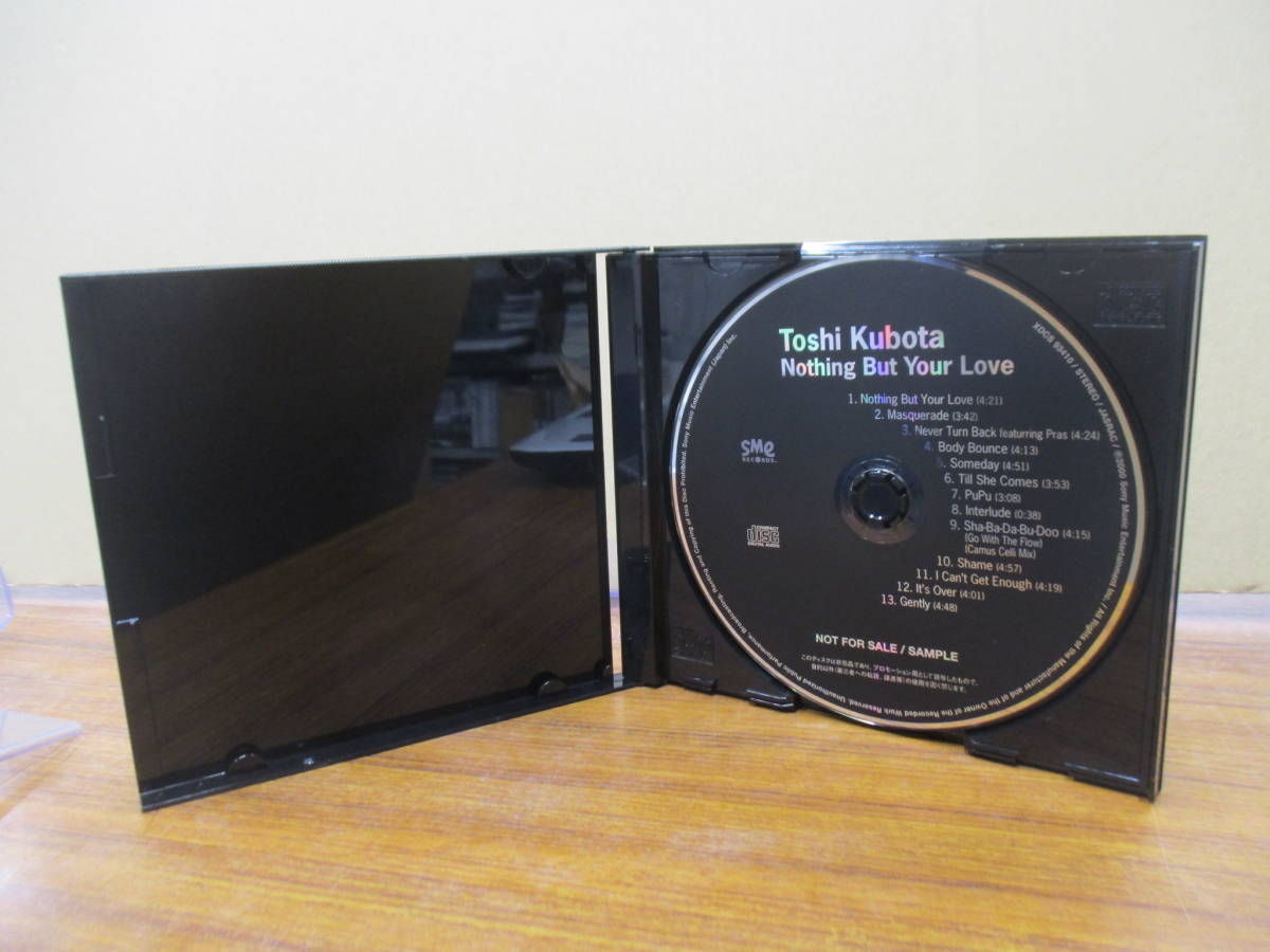 S-3276[CD] промо PROMO / TOSHI KUBOTA Nothing But Your Love Kubota Toshinobu / XDCS 93410