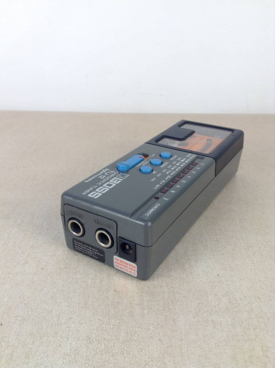 A41510BOSS Boss CHROMATIC TUNER черный matic тюнер Digital Processing гитара TU-12