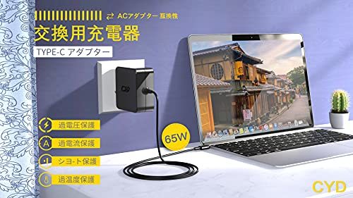 65W 45W USB-C Type-C【急速ACアダプター】PC-パソコン-充電器 対応 Lenovo ThinkPad 13 20GJ T470 T470S T570 X270 720-13IKB_画像3