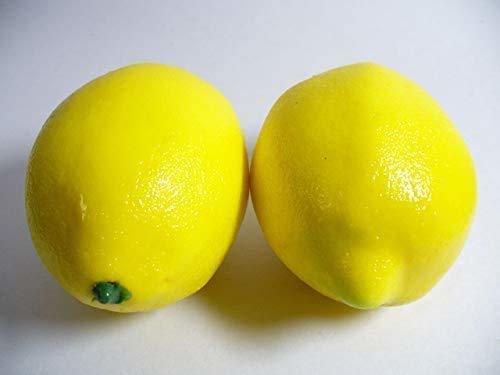 Bright and Sophia 本物 そっくり 果物 模型 食品 サンプル レモン ディスプレイ フェイク フルーツ (イエロー_画像3
