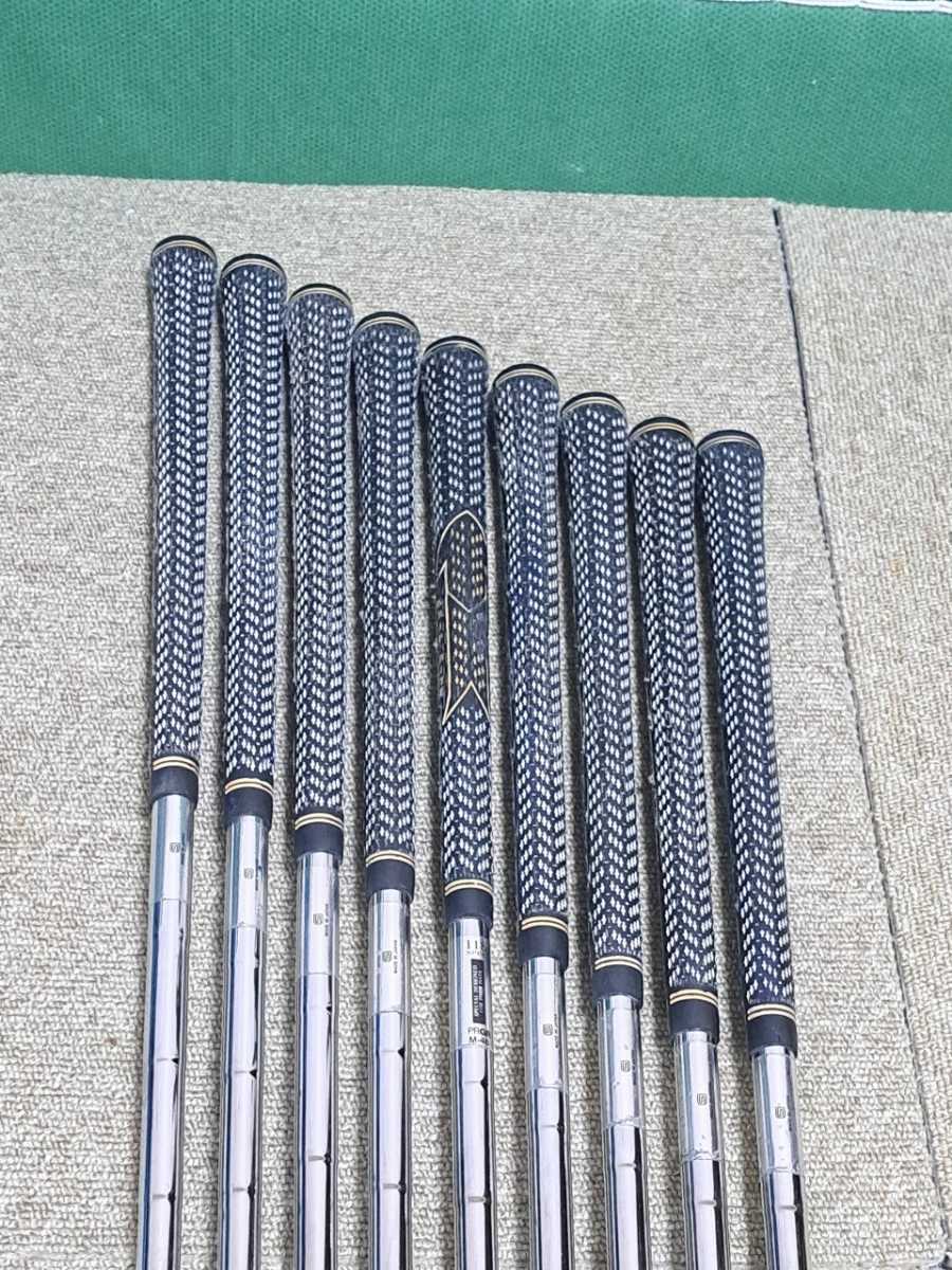 名器 三浦技研製造 PRGR プロギア DATA801 希少なM-46(SX) 番手 3~9