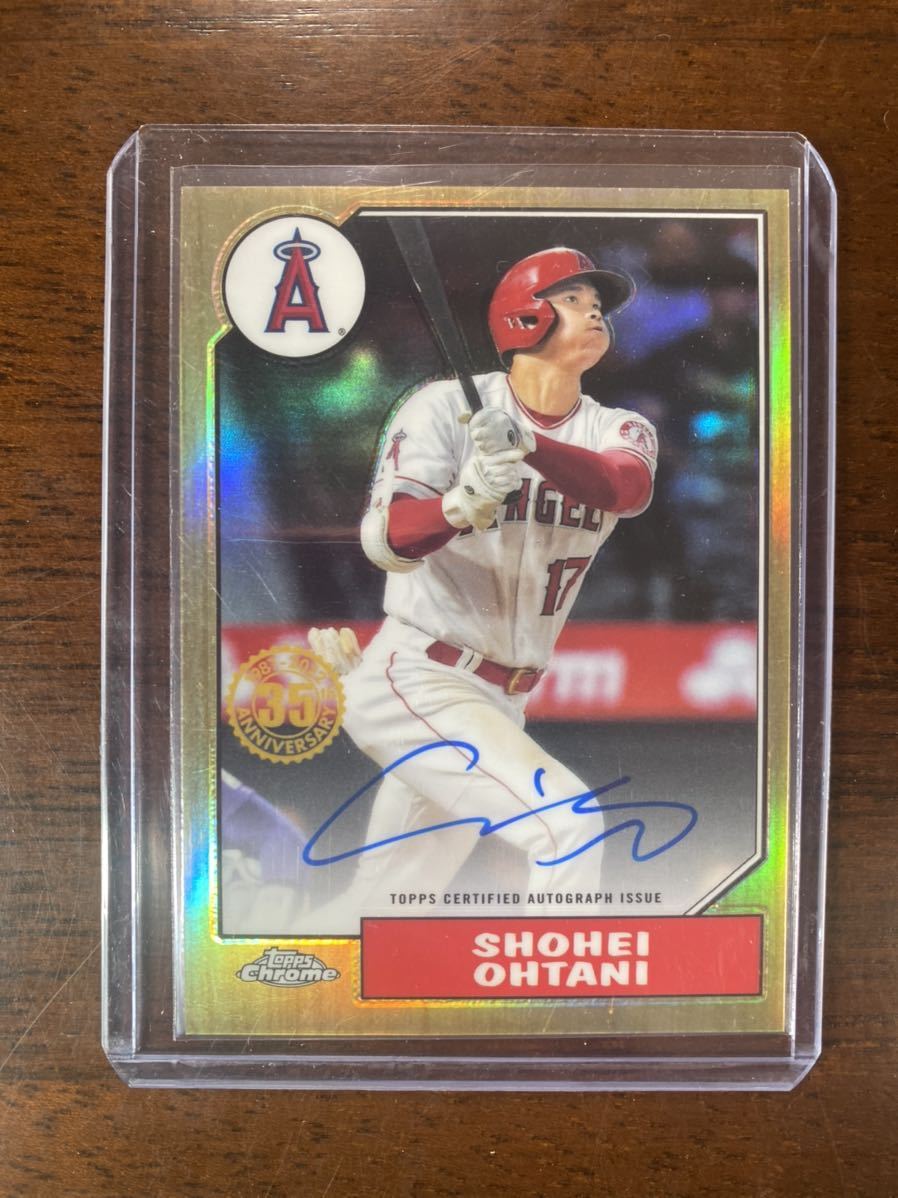 Yahoo!オークション - 【激レア】2022 topps chrome 大谷翔平 直...