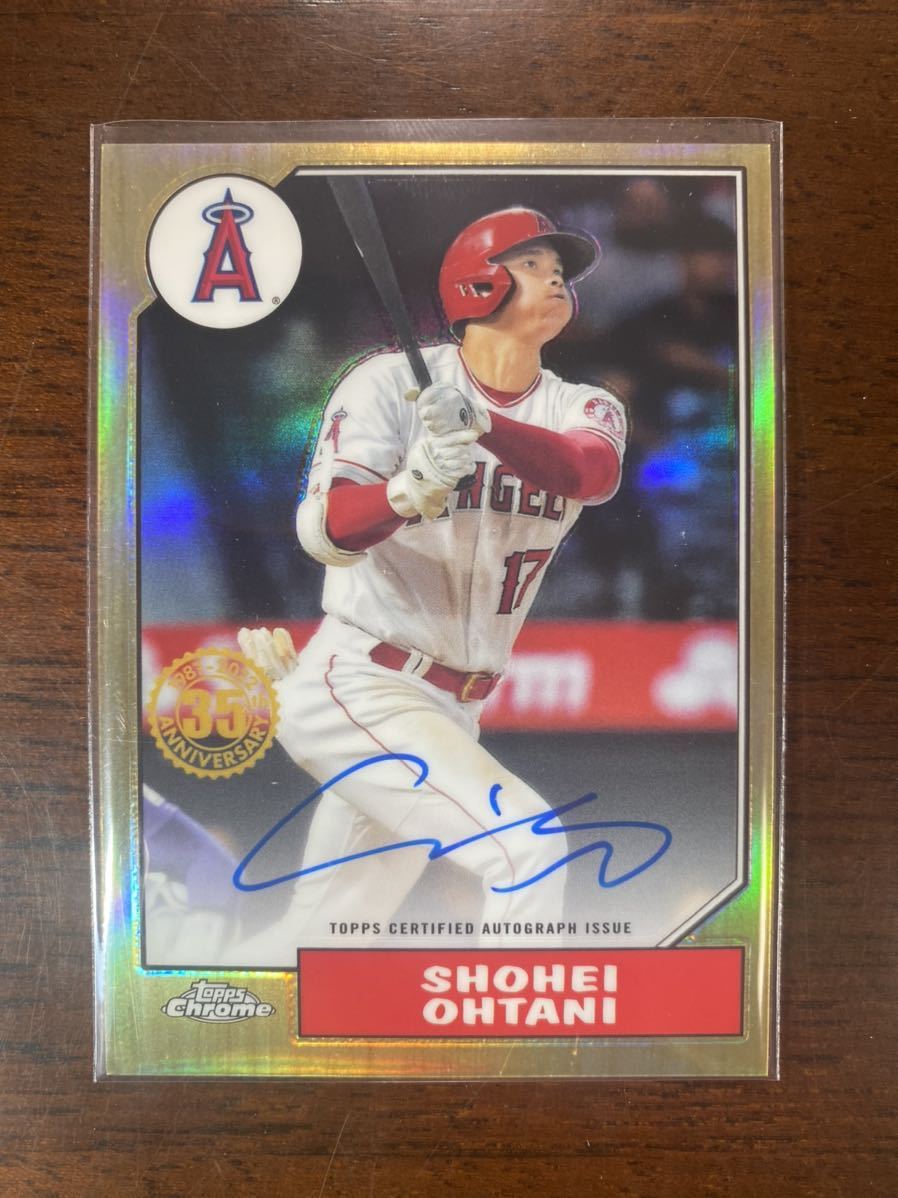 ヤフオク! - 【激レア】2022 topps chrome 大谷翔平 直...