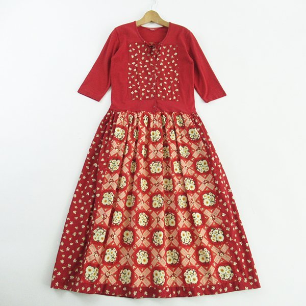 【別倉庫からの配送】 花柄 コットン素材 ピンクハウス HOUSE r4a050308★PINK ワンピース レディース 赤系 ワンピース(ロング) 【別倉庫からの配送】 花柄 コットン素材 ピンクハウス HOUSE r4a050308★PINK ワンピース レディース 赤系 ワンピース(ロング)