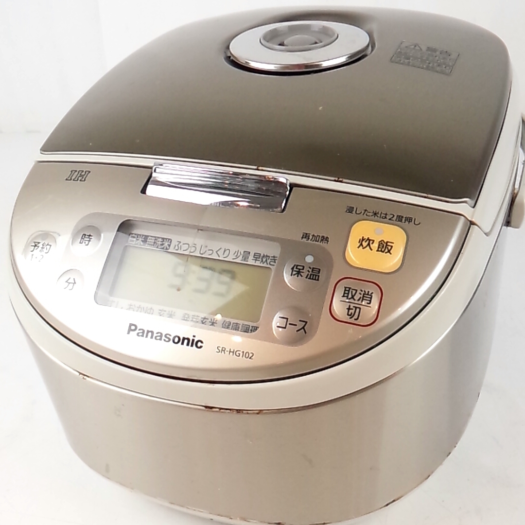 新品 パナソニック IH炊飯器 5.5合炊き SR-HVD1000-T ブラウン | www