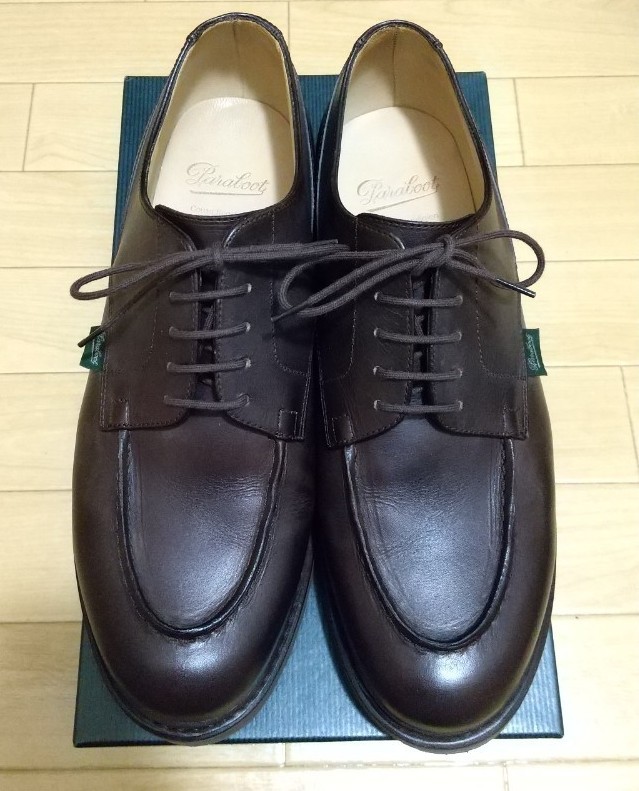 パラブーツ シャンボード 81/2 カフェ Paraboot CHAMBORD メンズ