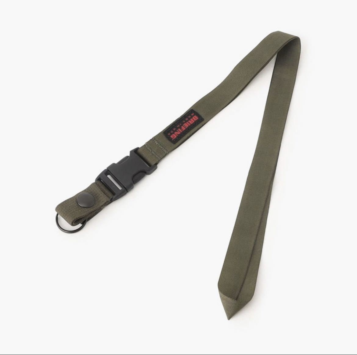 [ new goods ]BRIEFING/ neck holder / khaki / Briefing / neck strap Ranger green key holder 