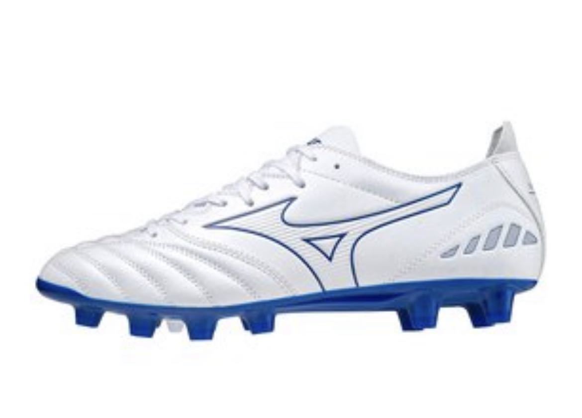 [Домашний не выпущен в Японии] Mizuno/Morelia neo III Pro/Overseas Limited Model/White X Blue/Mizunomorelia kangaroo 2/Натуральный газон подробный искусственный газон 25㎝ Hg/Ag