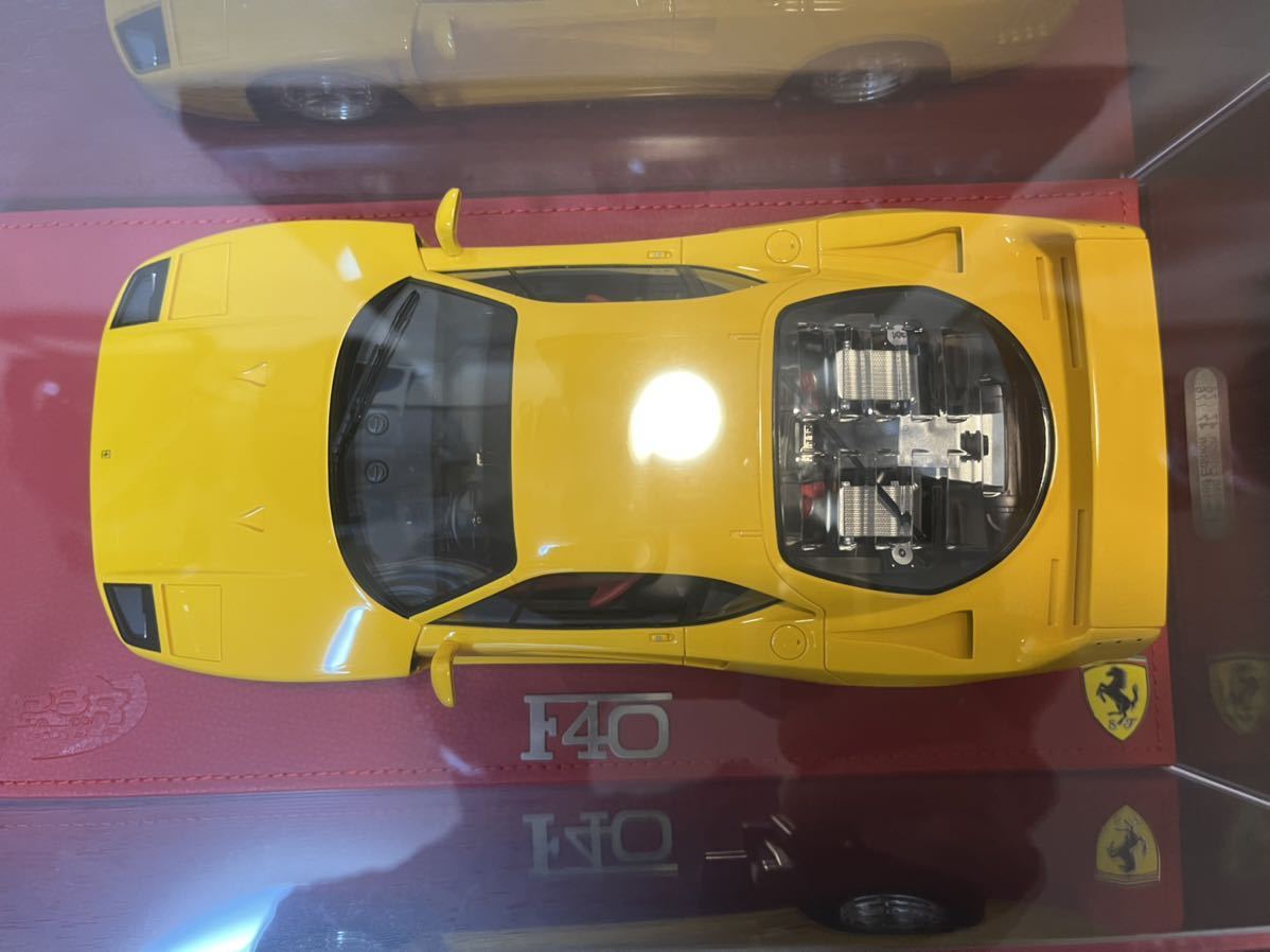 BBR 1/18 Ferrari F40 1987 Giallo Modena P18151B 世界限定76台_画像5